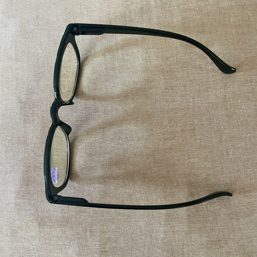 Black Blue Light Glasses readers 2.50 - Picture 3 of 4